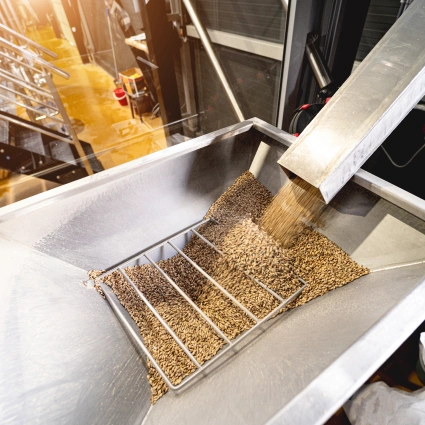 Tolva industrial para envasado agroalimentario de granos